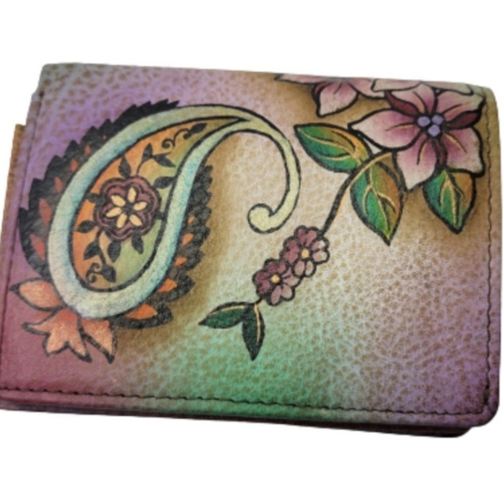 ❗️❗️ON HOLD❗️❗️Anuschka floral Paisley Women's Wallet